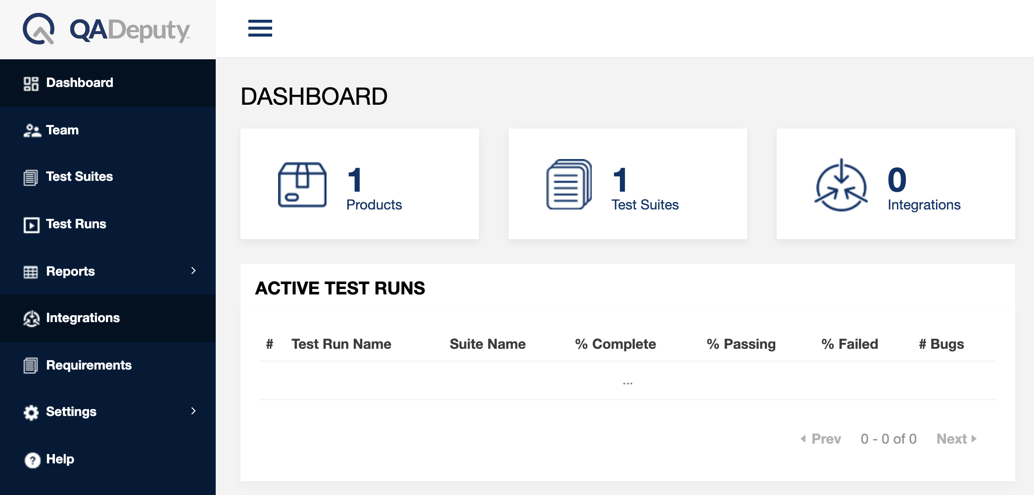QADeputy Integrations Page