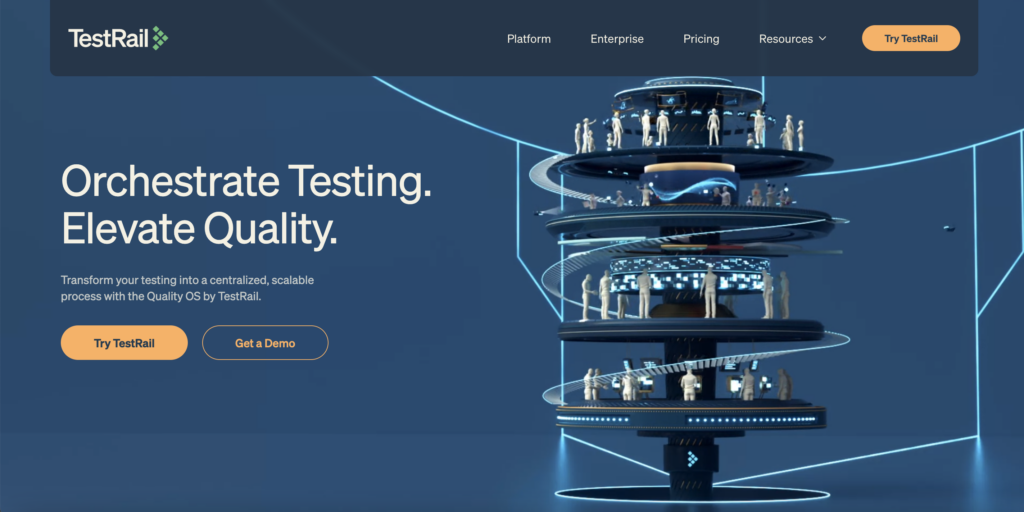 TestRail website