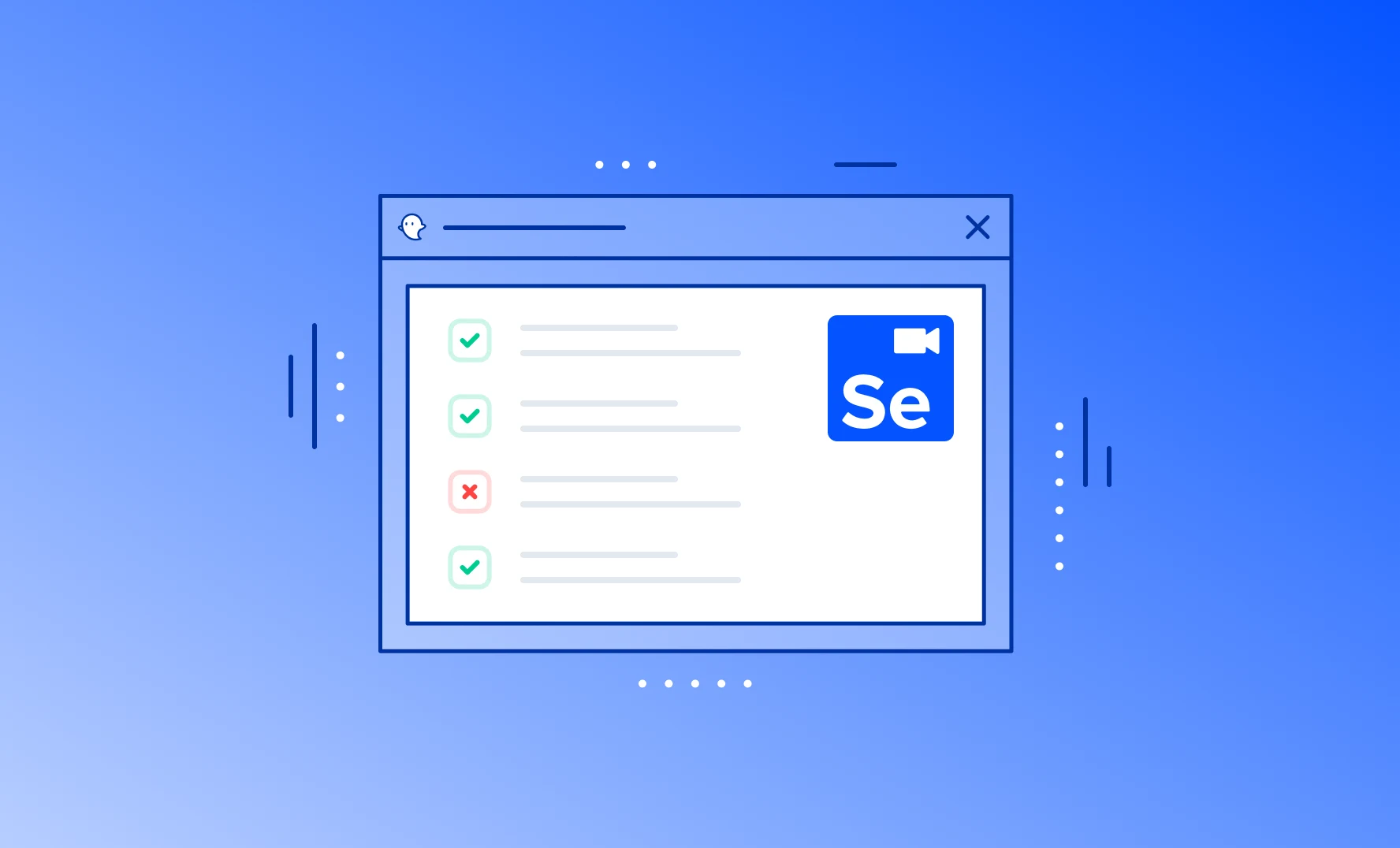 how to use selenium ide with ghost inspector