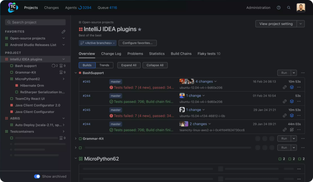 TeamCity is a powerful CI/CD solution