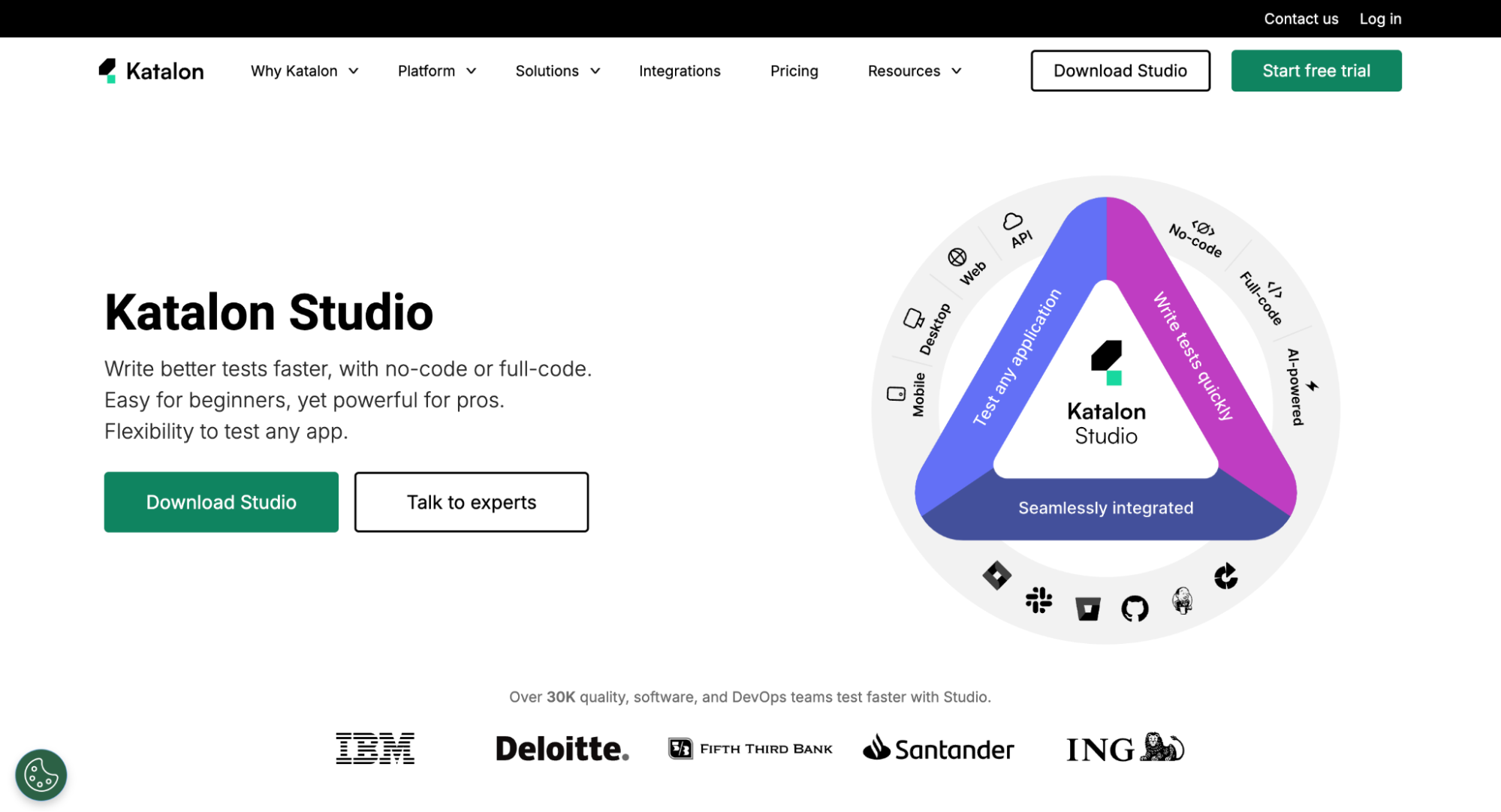 Katalon selenium alternatives screenshot